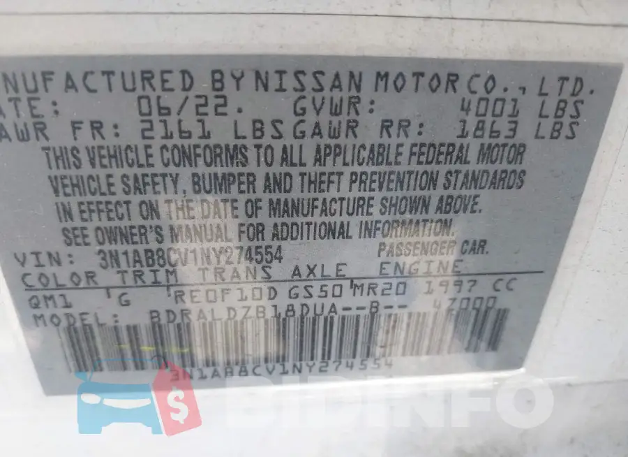 3N1AB8CV1NY274554 Photo# 9