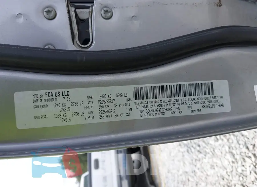 3C4PDCAB4FT756107 Photo# 9