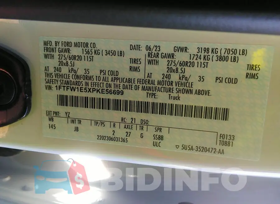 1FTFW1E5XPKE56699 Photo# 9
