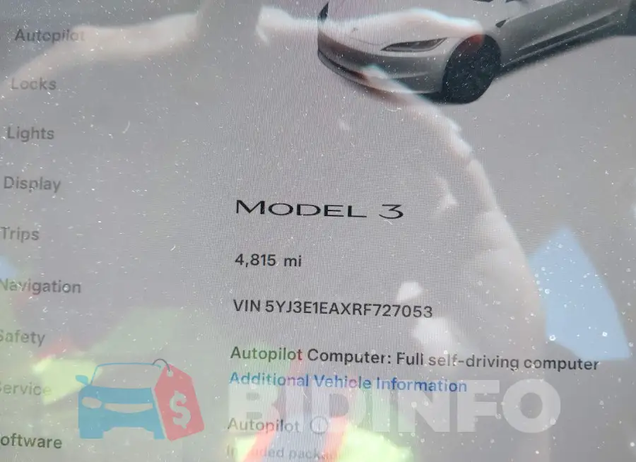 5YJ3E1EAXRF727053 Photo# 7