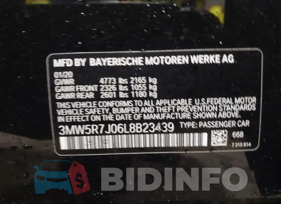 3MW5R7J06L8B23439 Photo# 9
