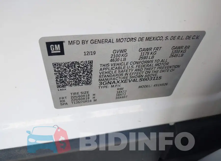 3GNAXXEV4LS603115 Photo# 9