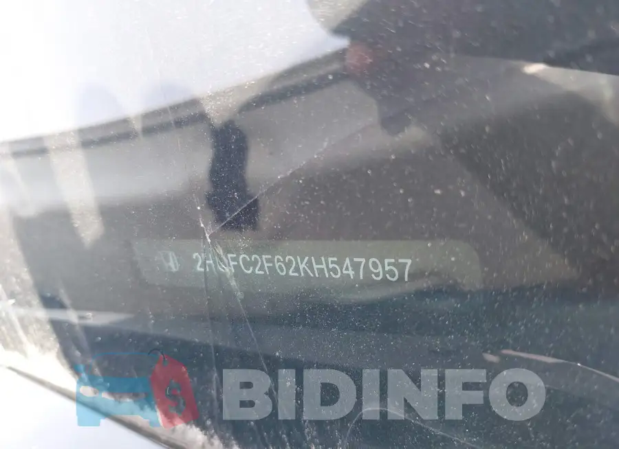 2HGFC2F62KH547957 Photo# 16