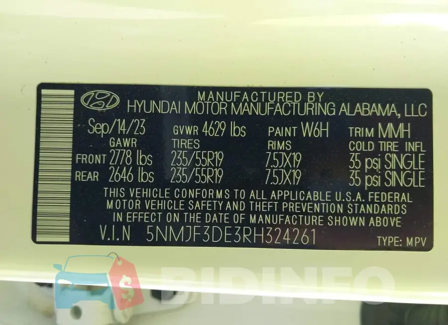 5NMJF3DE3RH324261 Photo# 9