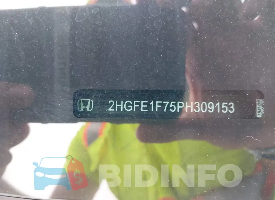 2HGFE1F75PH309153 Photo# 9