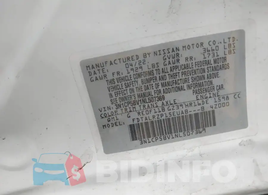 3N1CP5BV1NL507369 Photo# 9