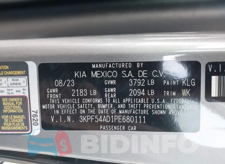 3KPF54AD1PE680111 Photo# 9