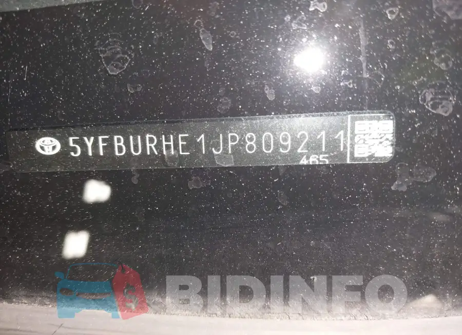 5YFBURHE1JP809211 Photo# 18