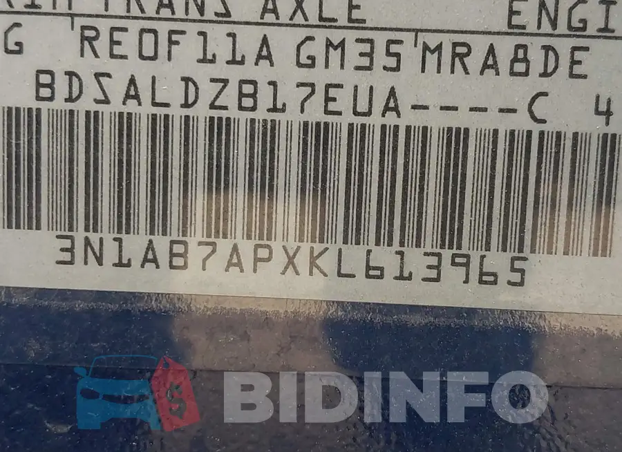 3N1AB7APXKL613965 Photo# 9