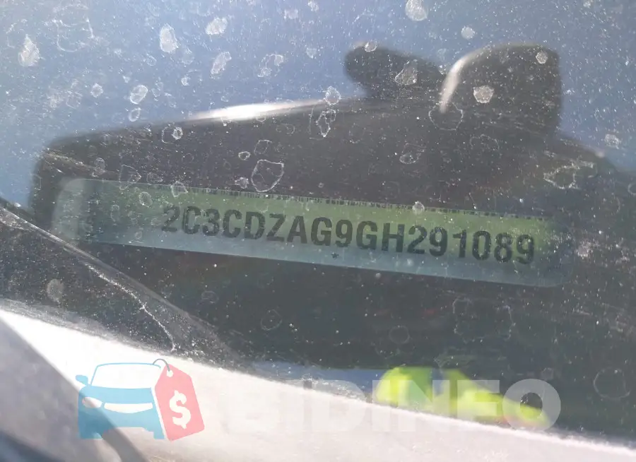 2C3CDZAG9GH291089 Photo# 9