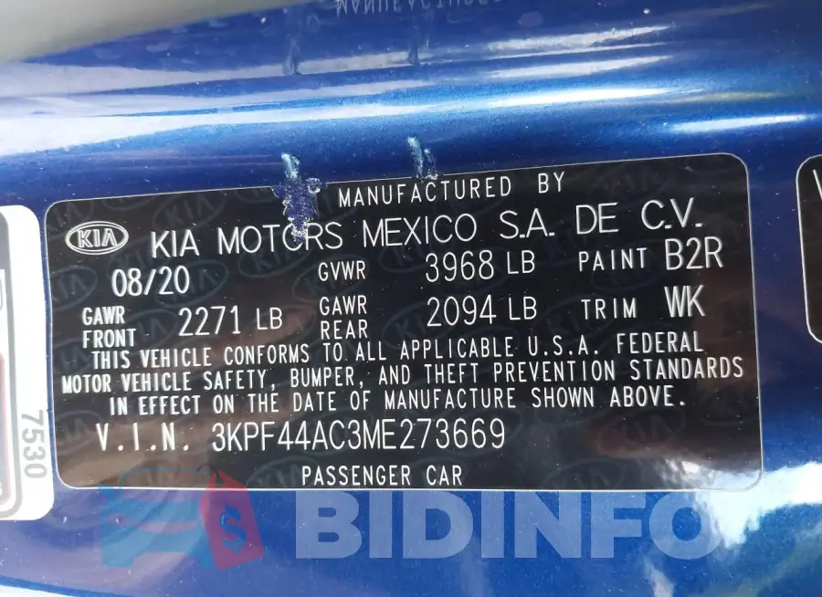 3KPF44AC3ME273669 Photo# 9