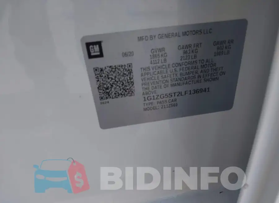 1G1ZG5ST2LF136941 Photo# 9