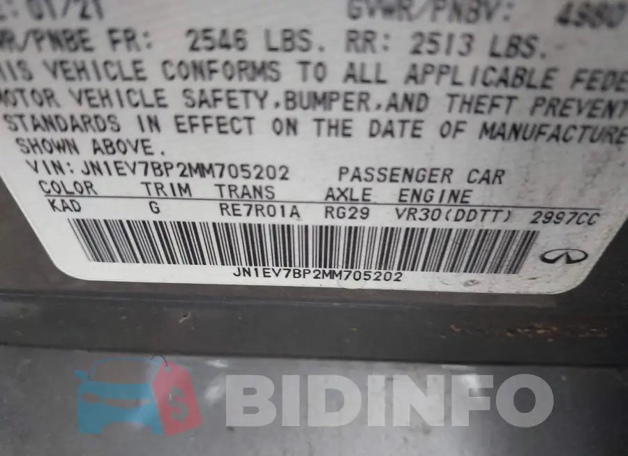 JN1EV7BP2MM705202 Photo# 9