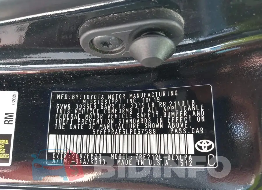 5YFEPRAE5LP067588 Photo# 9