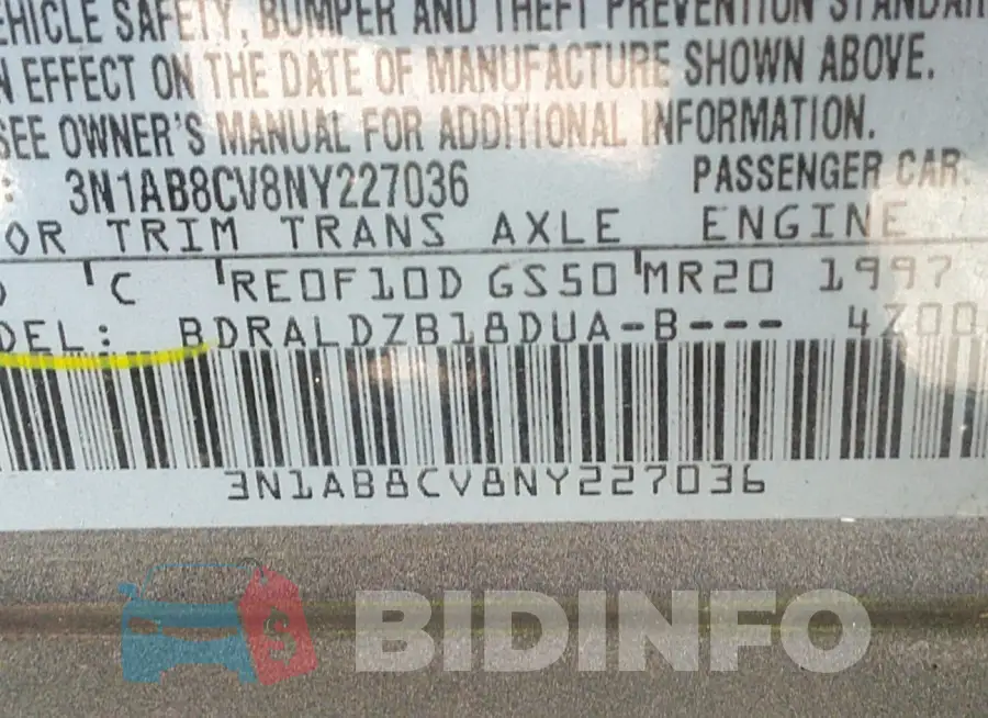 3N1AB8CV8NY227036 Photo# 9