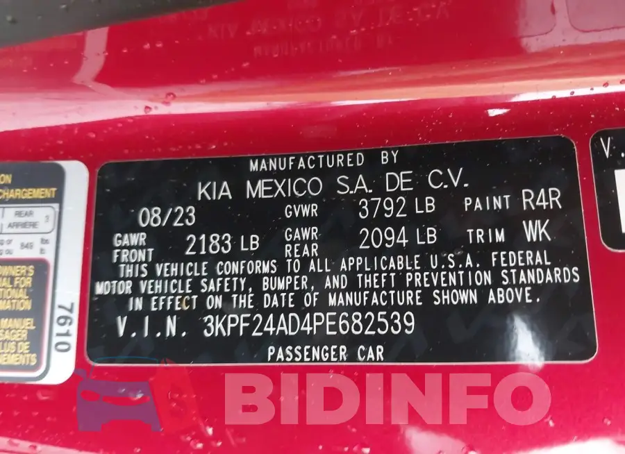 3KPF24AD4PE682539 Photo# 9