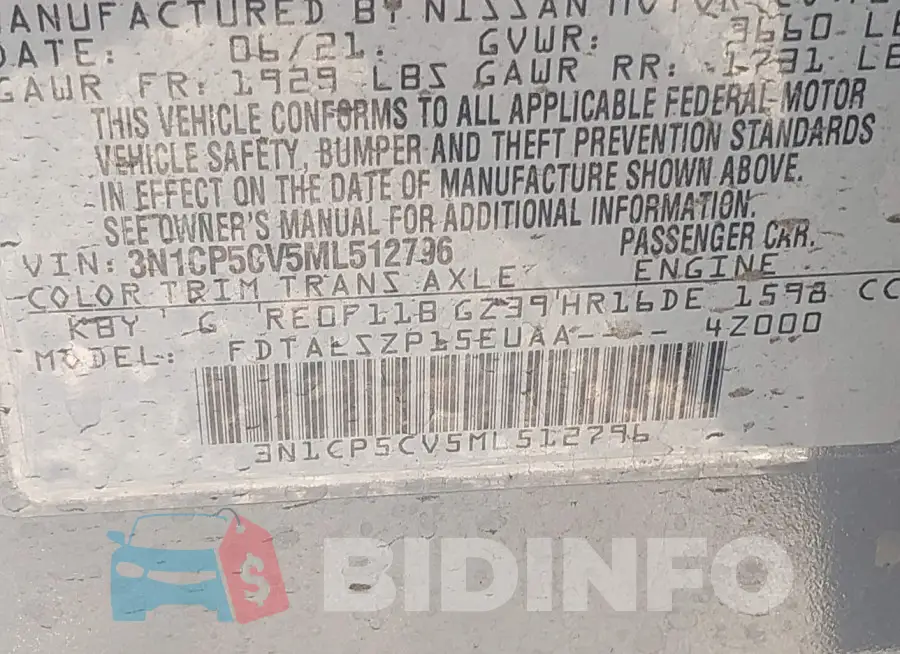 3N1CP5CV5ML512796 Photo# 9