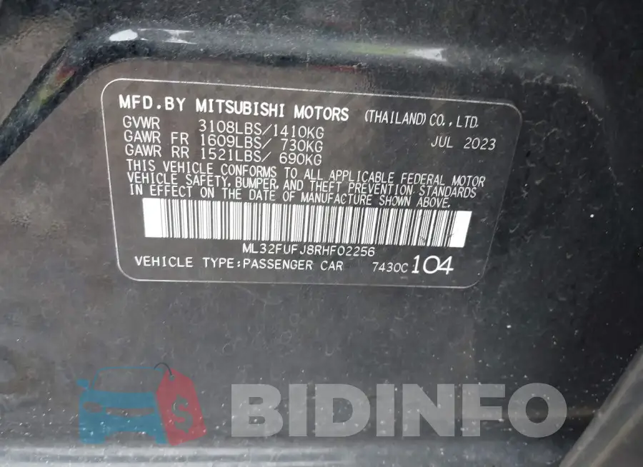 ML32FUFJ8RHF02256 Photo# 9