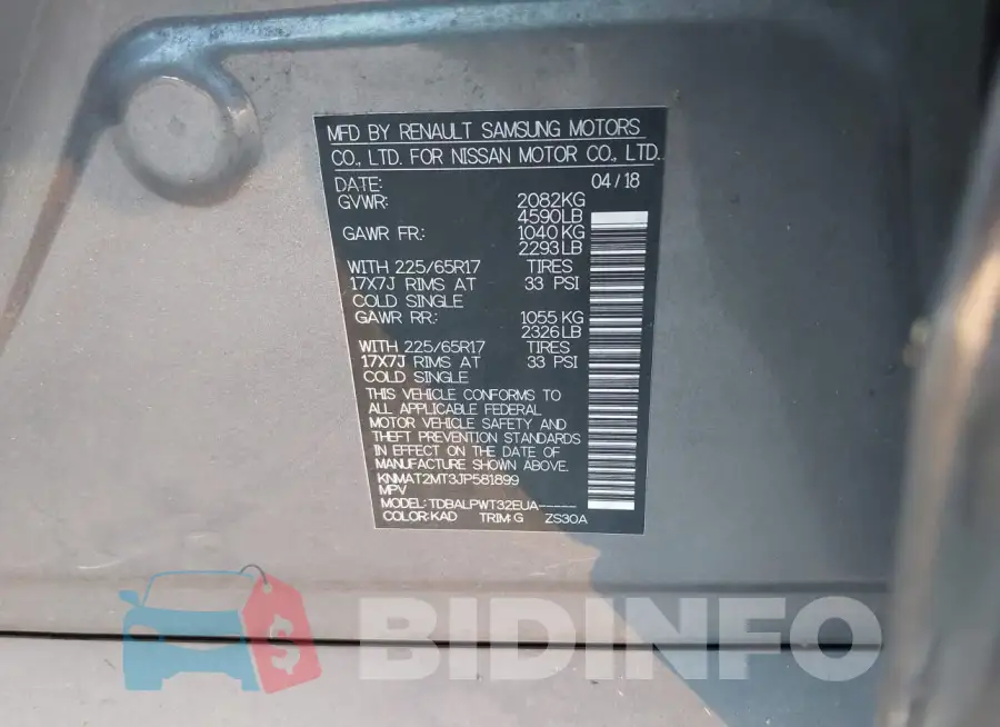 KNMAT2MT3JP581899 Photo# 9