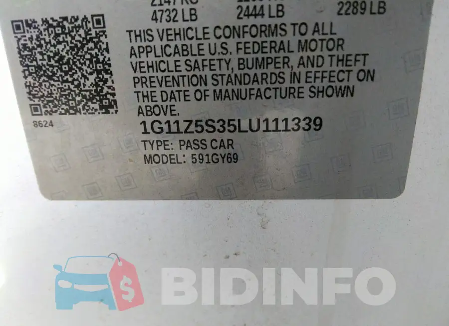 1G11Z5S35LU111339 Photo# 9