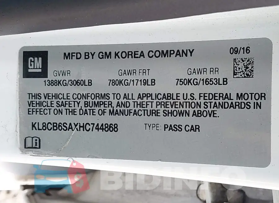 KL8CB6SAXHC744868 Photo# 9