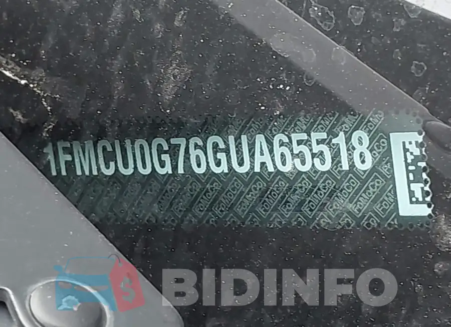 1FMCU0G76GUA65518 Photo# 18