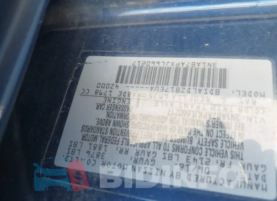 3N1AB7APXJL660217 Photo# 9
