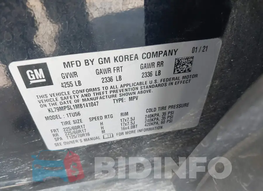 KL79MPSL1MB141047 Photo# 9