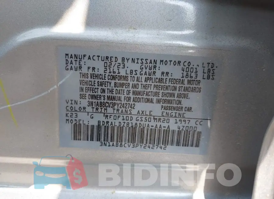 3N1AB8CV3PY242742 Photo# 9