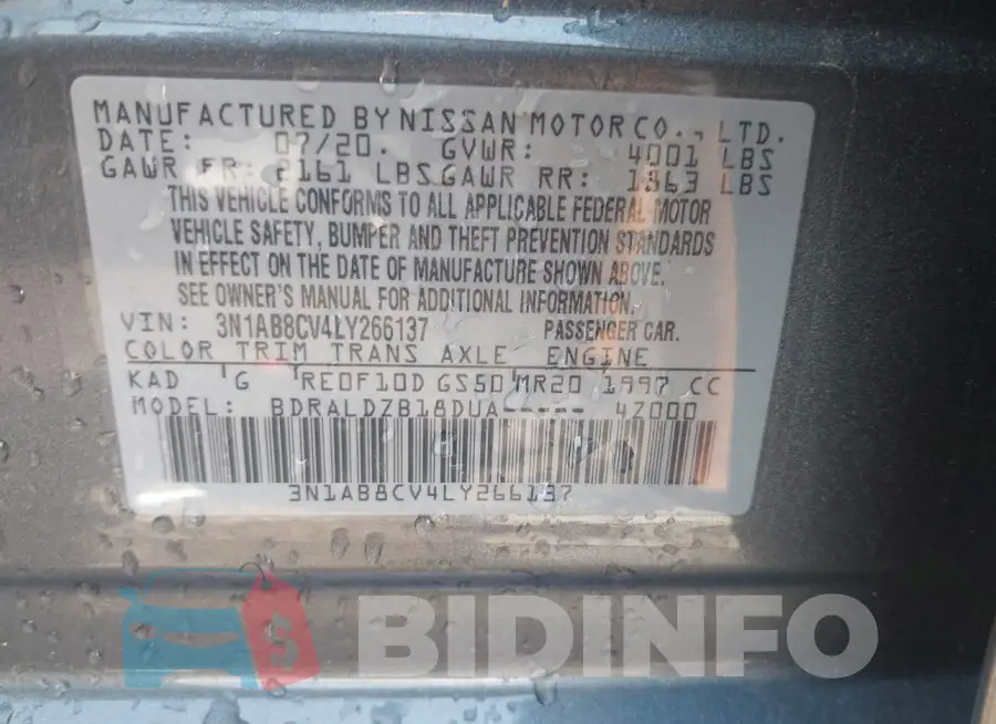 3N1AB8CV4LY266137 Photo# 9