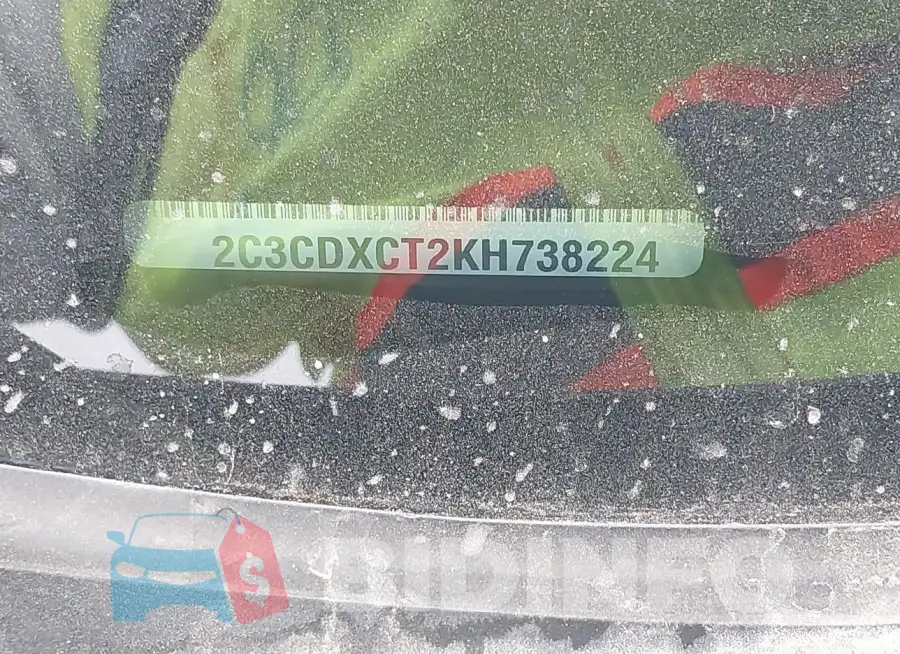 2C3CDXCT2KH738224 Photo# 9