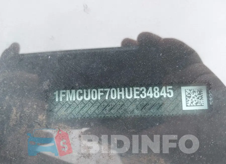 1FMCU0F70HUE34845 Photo# 9