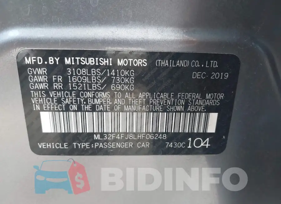 ML32F4FJ8LHF06248 Photo# 9