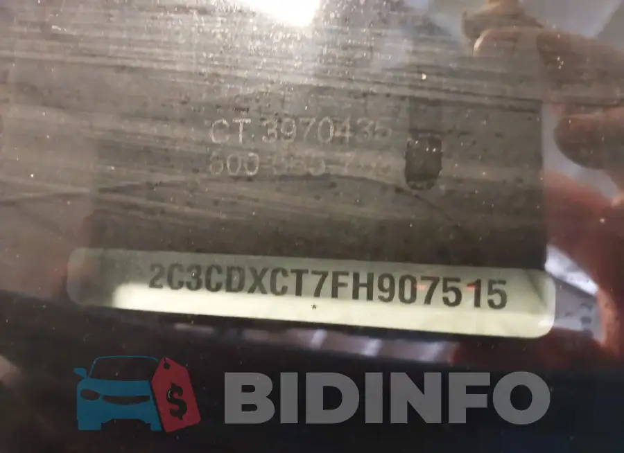 2C3CDXCT7FH907515 Photo# 9