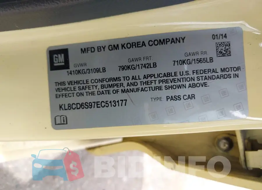 KL8CD6S97EC513177 Photo# 7