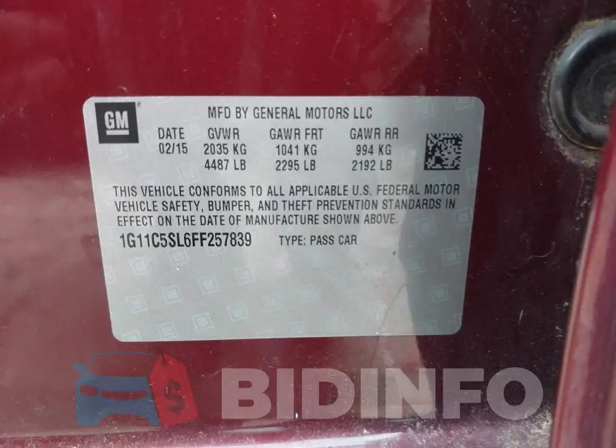 1G11C5SL6FF257839 Photo# 9