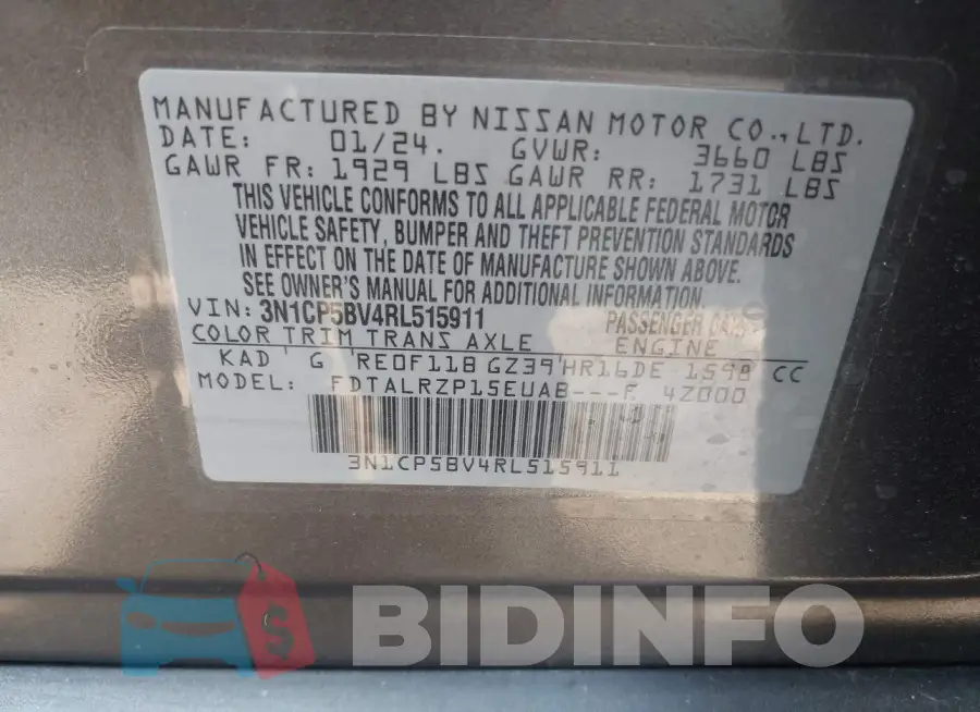 3N1CP5BV4RL515911 Photo# 9