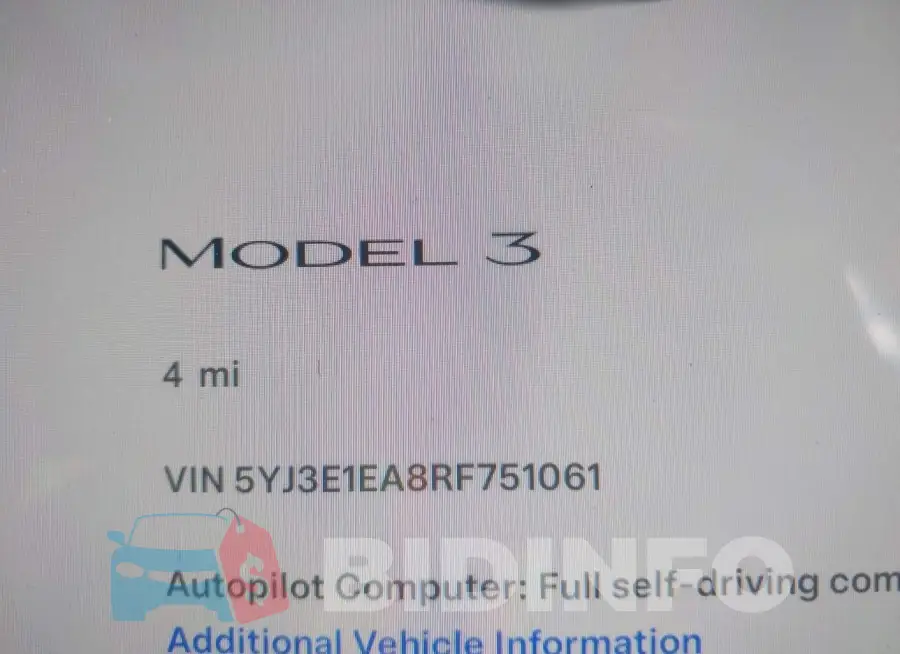 5YJ3E1EA8RF751061 Photo# 13