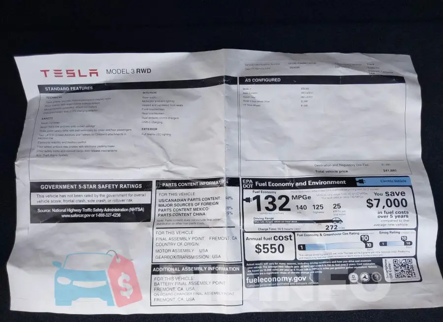 5YJ3E1EA9RF752140 Photo# 16