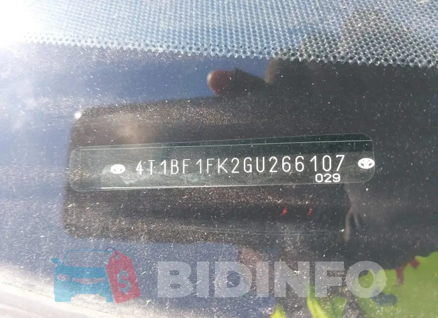 4T1BF1FK2GU266107 Photo# 9