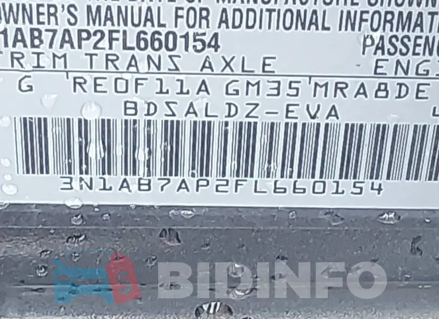 3N1AB7AP2FL660154 Photo# 9
