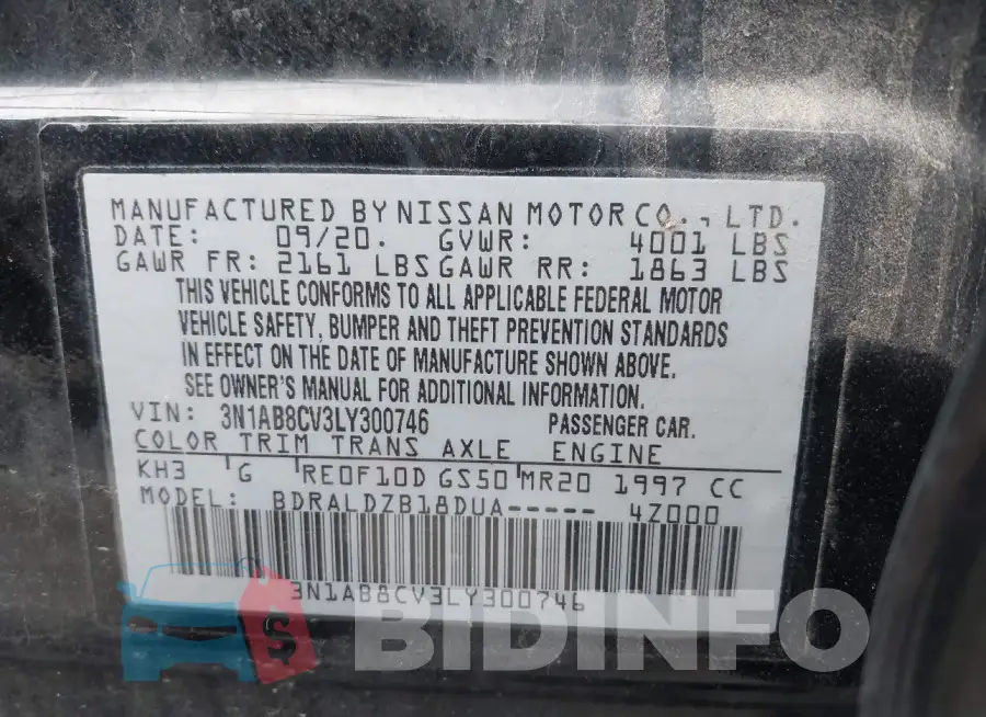 3N1AB8CV3LY300746 Photo# 9