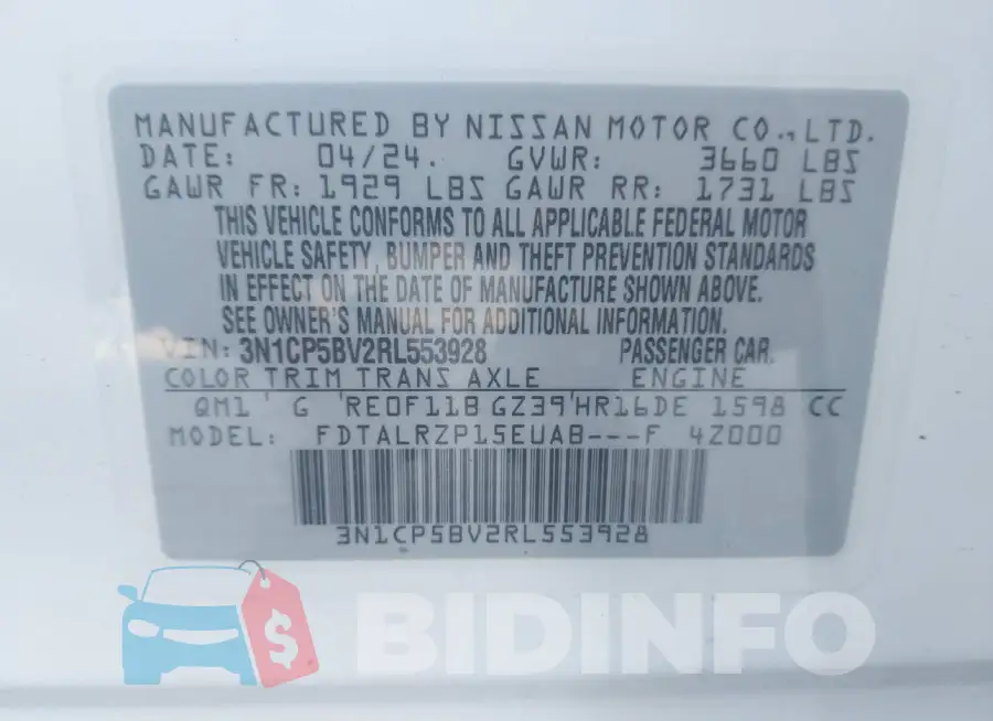 3N1CP5BV2RL553928 Photo# 9