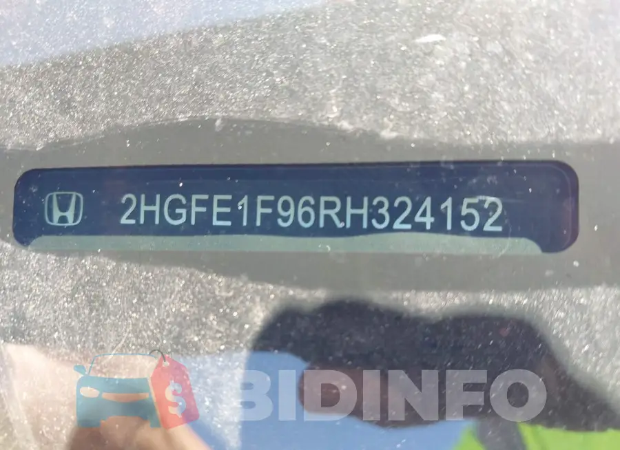 2HGFE1F96RH324152 Photo# 9