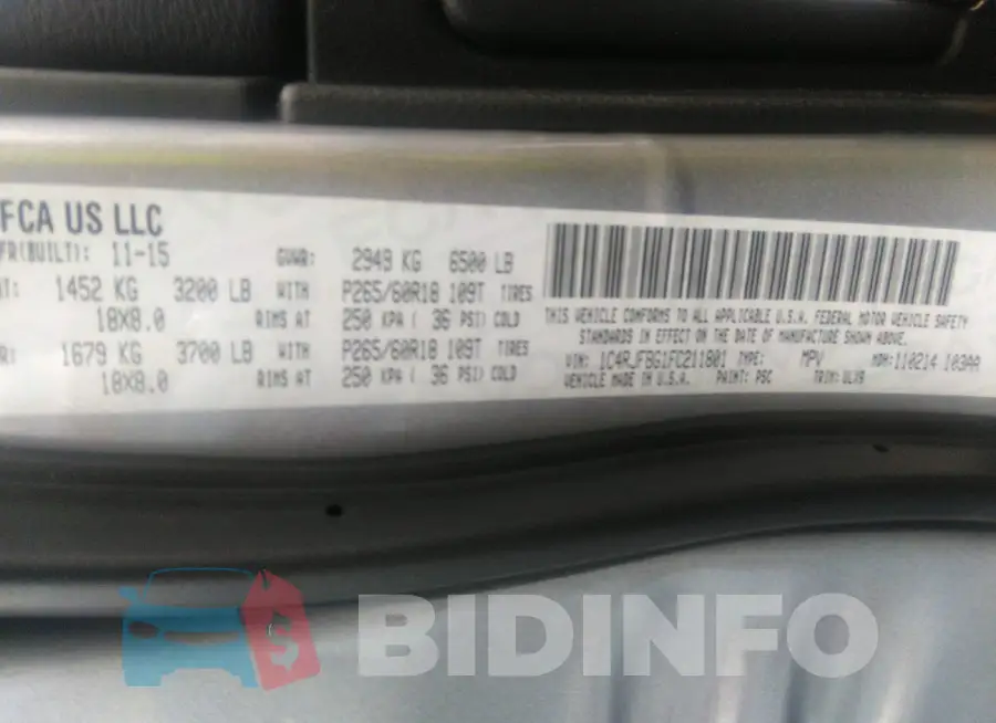 1C4RJFBG1FC211801 Photo# 9