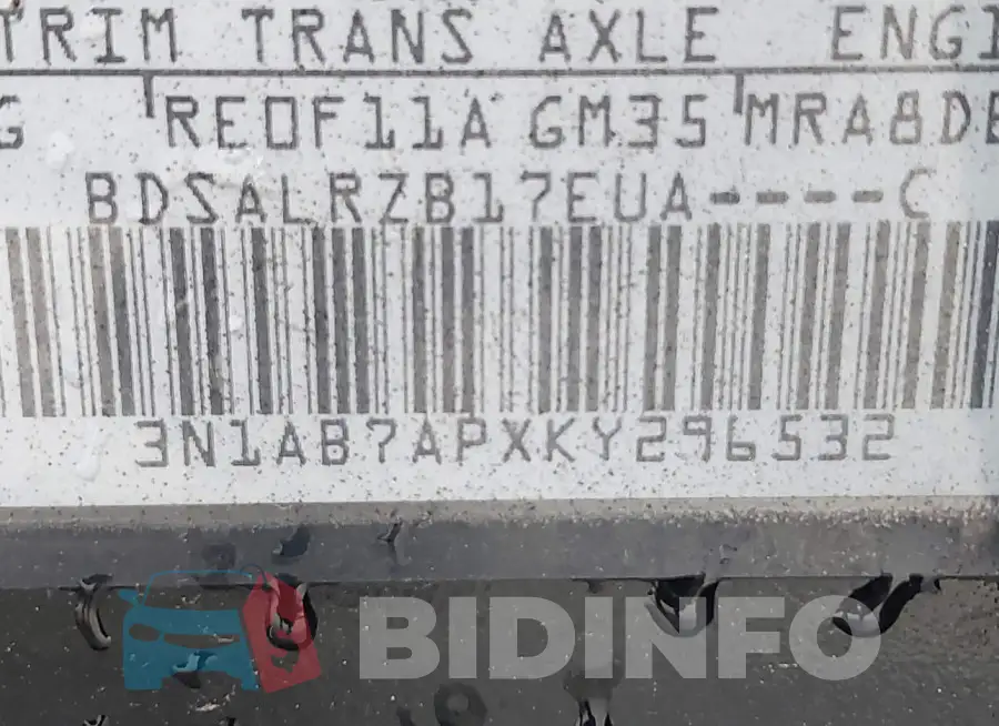 3N1AB7APXKY296532 Photo# 9