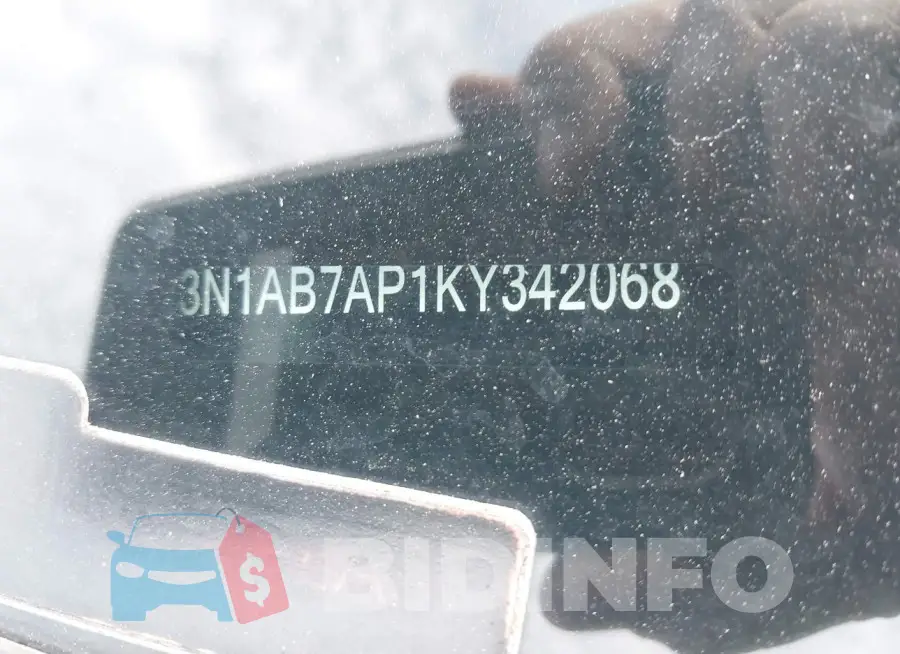 3N1AB7AP1KY342068 Photo# 9