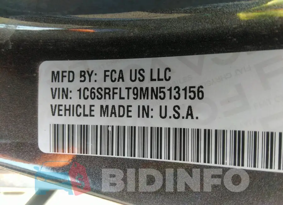 1C6SRFLT9MN513156 Photo# 9