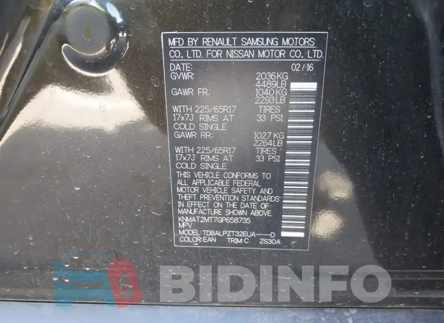 KNMAT2MT7GP658735 Photo# 9