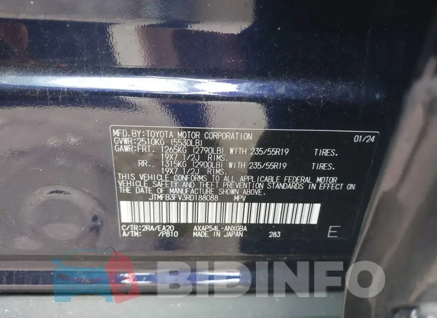 JTMFB3FV3RD188088 Photo# 9